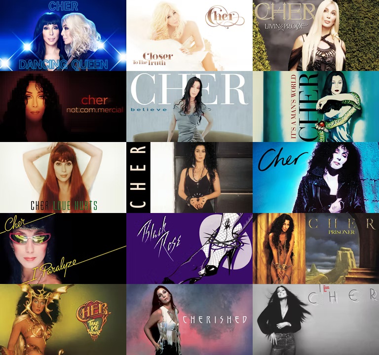 CHER-DISCOGRAPHY